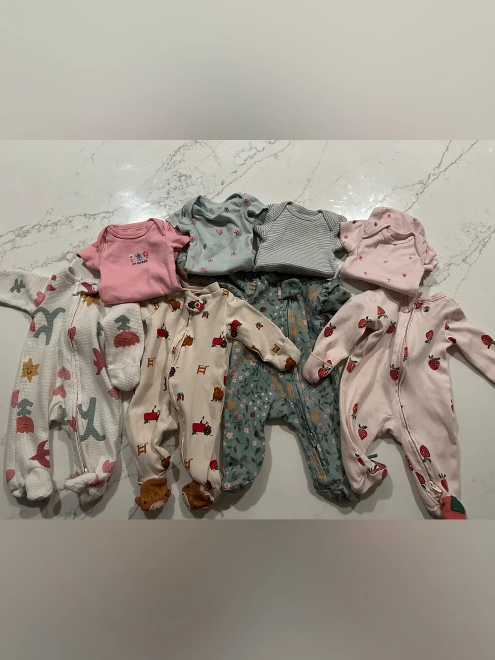 Carters preemie sleepers / onesies